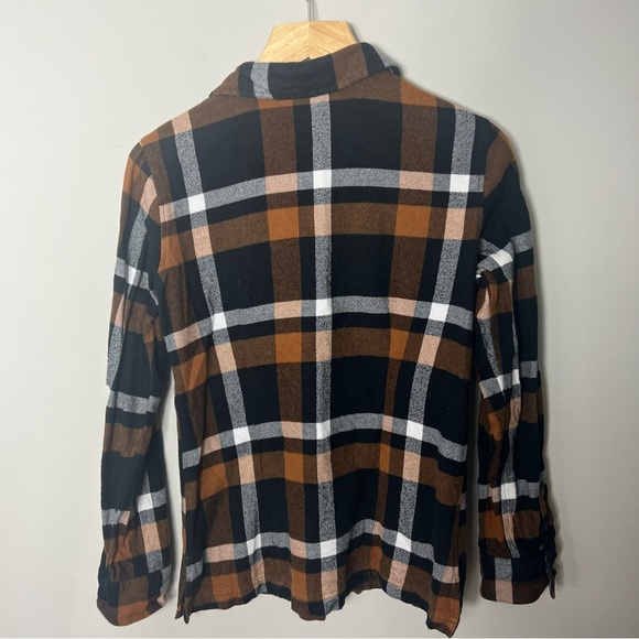 Patagonia 100% Organic Cotton Plaid Flannel Long Sleeve Womens Size 8 1003 - Picture 6 of 7